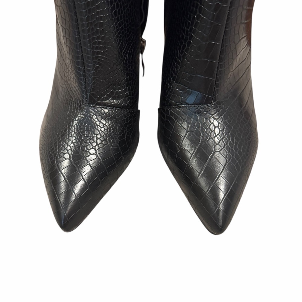 Billini Milla Croc Embossed Knee-High Boots Like New Size 10 - Picture 8 of 10